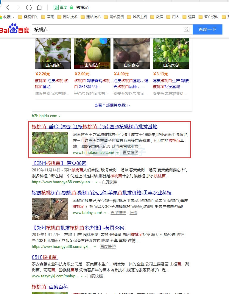 三門峽核桃苗網(wǎng)站優(yōu)化效果分享 三門峽核桃苗網(wǎng)站優(yōu)化效果分享